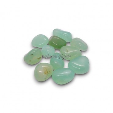 Aqua Onyx Polished Tumbled Stones