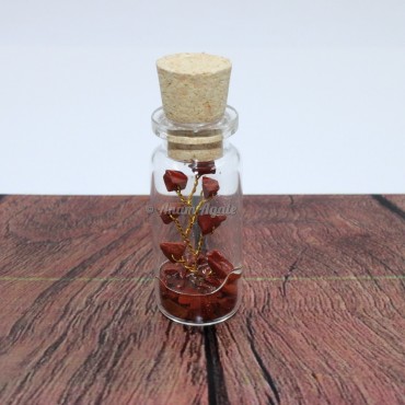 Red Jasper Gemstone Bottle Tree