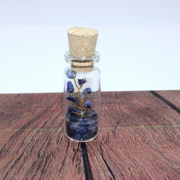 Sodalite Gemstone Bottle Tree