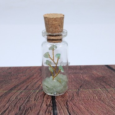 Green Aventurine Gemstone Bottle Tree