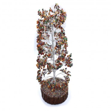 Multi Color 2000 Beads Gemstone Tree