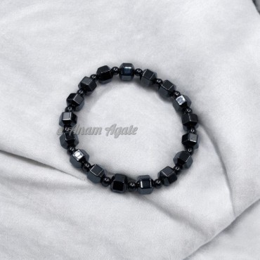 Faceted Hematite Bracelet