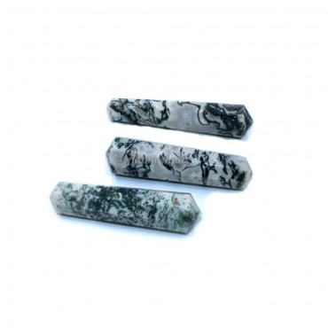 Tree Agate Double Terminated Point