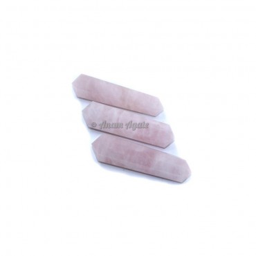 Rose Quartz Double Terminated Point