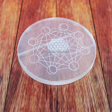 Geometry Symbol Selenite Charging Plate