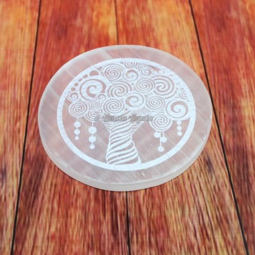 Healing Tree Selenite Charging Plate