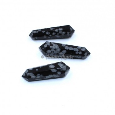 Snowflake Obsidian Double Point