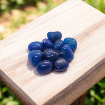 Blue Onyx Polished Tumbled Stones