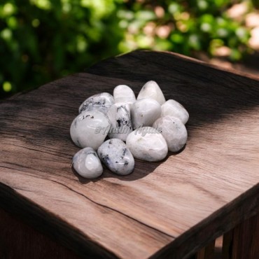 Rainbow Moonstone Polished Tumbled Stones