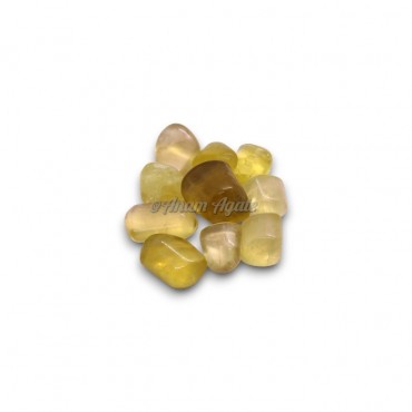 Lemon Quartz Tumbled Stones